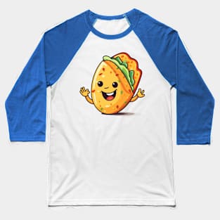 kawaii Taco cehees T-Shirt cute potatofood funny Baseball T-Shirt